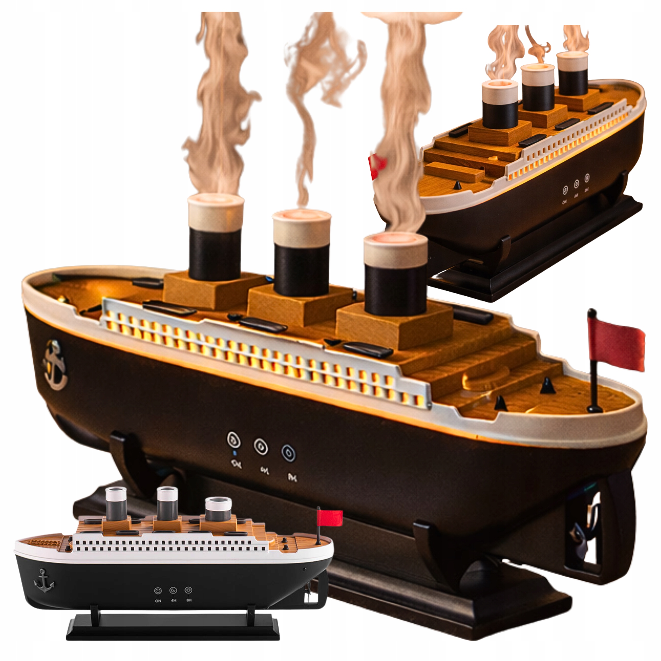Nawilżacz Powietrza Titanic Statek Aromaterapia Dyfuzor Jonizator Pilot