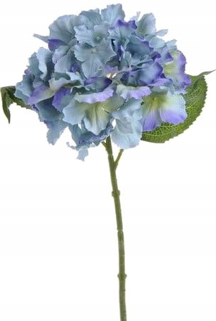 

Hortensja, Bardzo Ładna Gałązka Z Liśćmi 37 cm