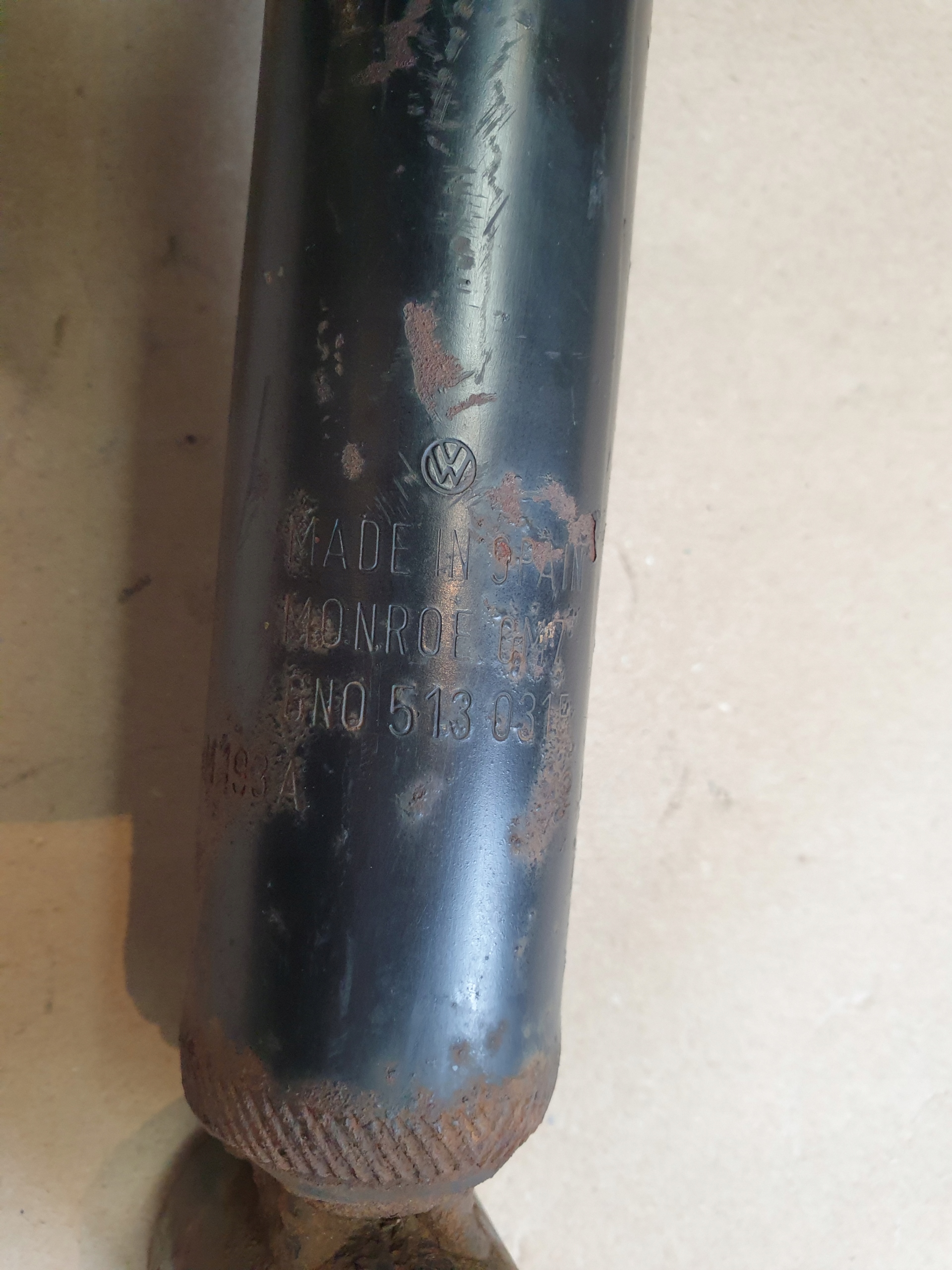 shock absorber rear right left VW POLO III 6N 6N0513031F original
