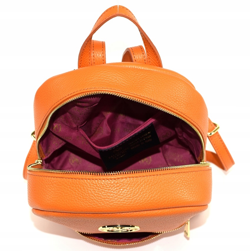 TOREBKA PLECAK SALVADORE FERETTI SKÓRA CAMEL 877E Rodzaj elegancki