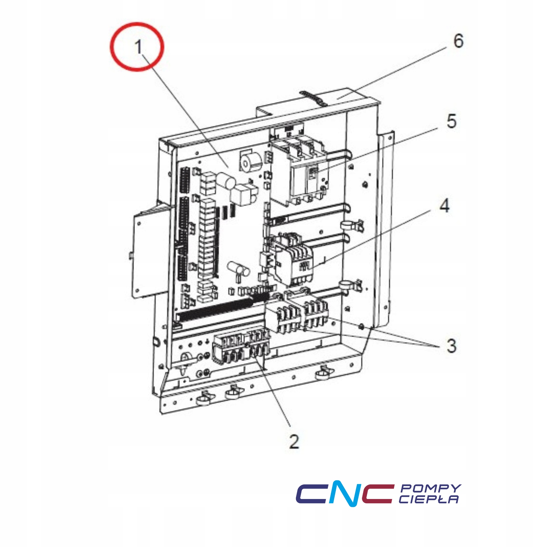 Ovládacia doska 701958 S70C87315 elektronický modul tepelného čerpadla