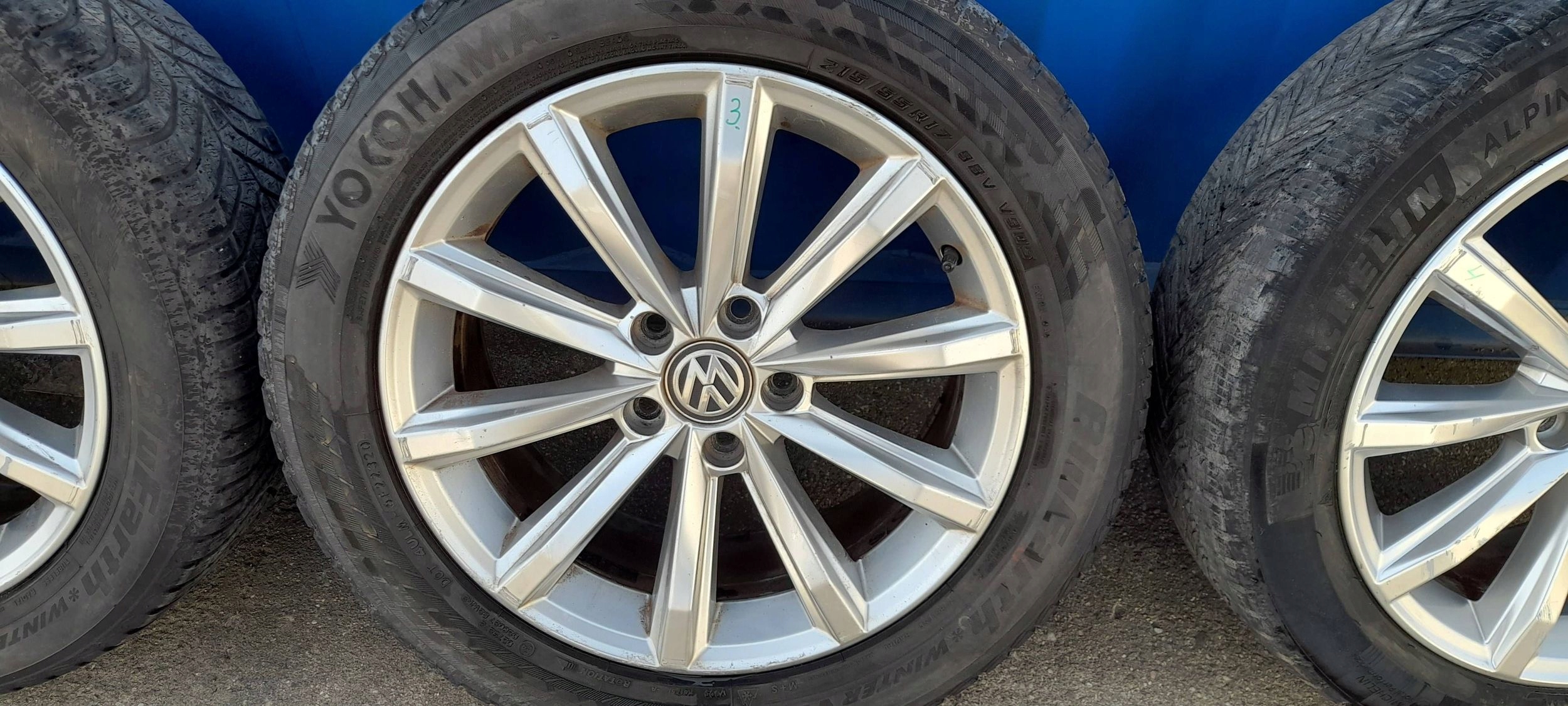 Volkswagen Passat B8 4 x Alufelgen 17 3G0601025D