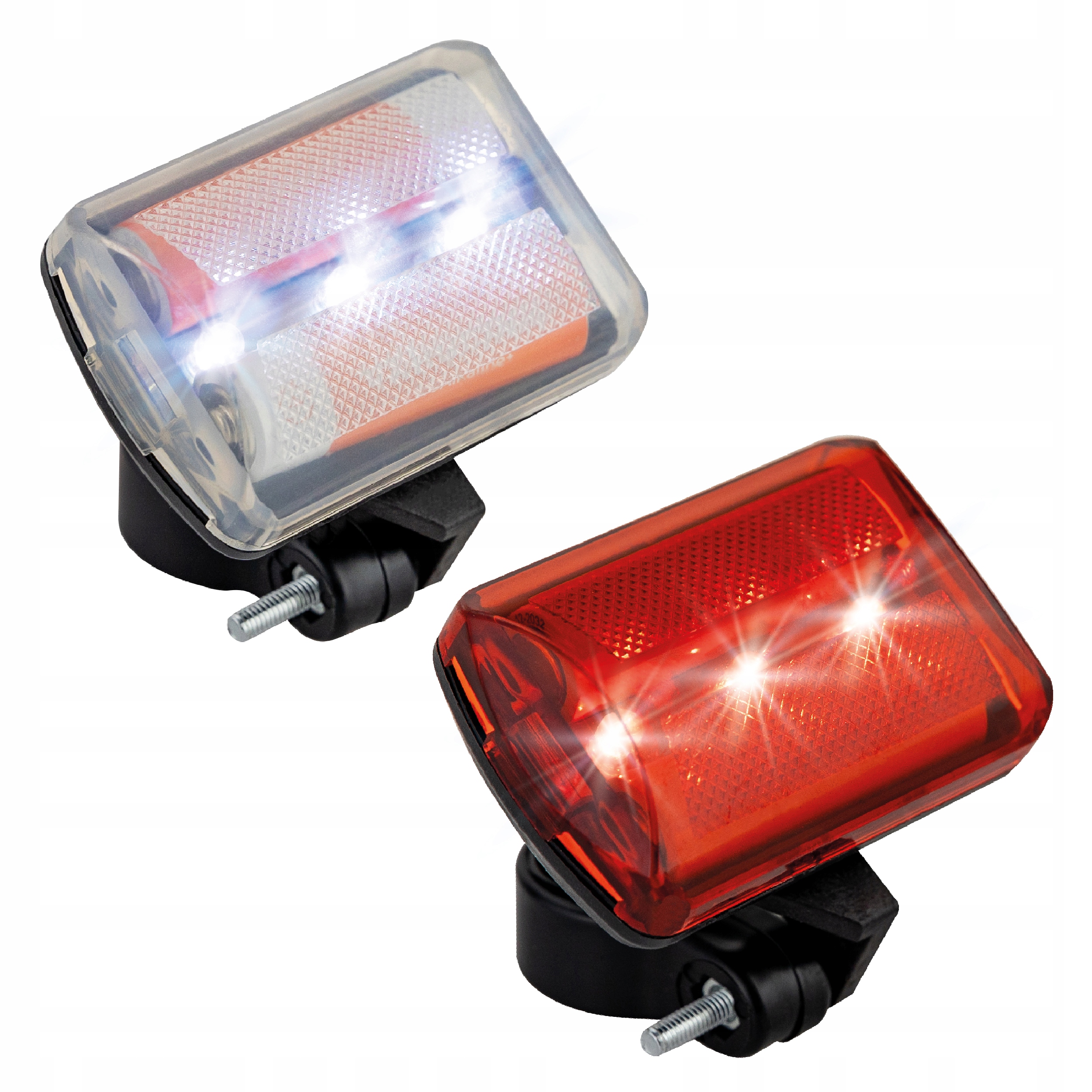 Lampka Rowerowa Przód i Tył Na Kierownicę Mocna Led Usb Światło 3 Tryby