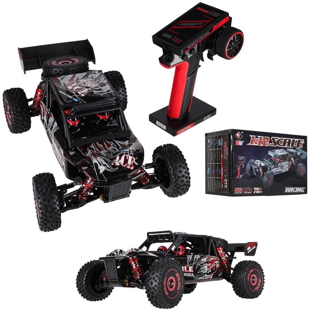 Samochód Rc WLToys 124016 1:12 4WD bezszczotkowy Off- Road 75km/ h Rtr