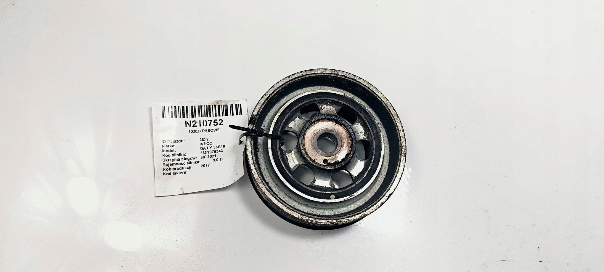 pulley cams 270-310 IVECO DAILY 35S18