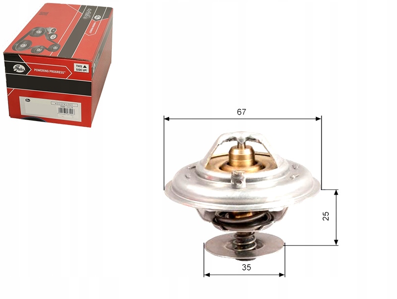 Termostat Audi Ford Vw Gates