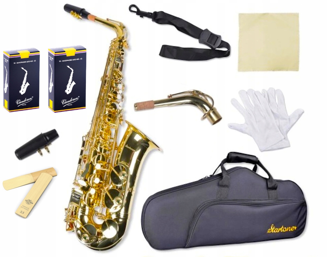 Saksofon altowy Startone SAS-75 | STATYW | 10 x STROIK VANDOREN