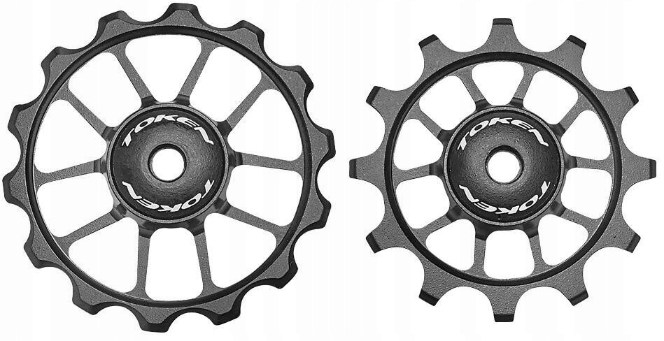 Kółeczka przerzutki Token TK1724 2 szt. czarne