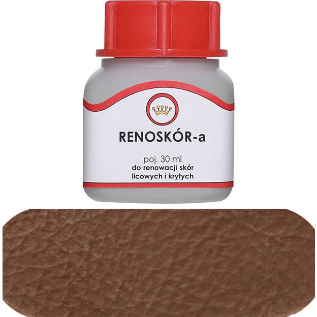 Farba do skóry lakier Renoskór 30ml cynamonowy