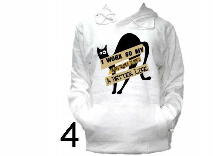 

Bluzy Kaptur Śmieszne Koty Kocur Kociak Kot Wzory