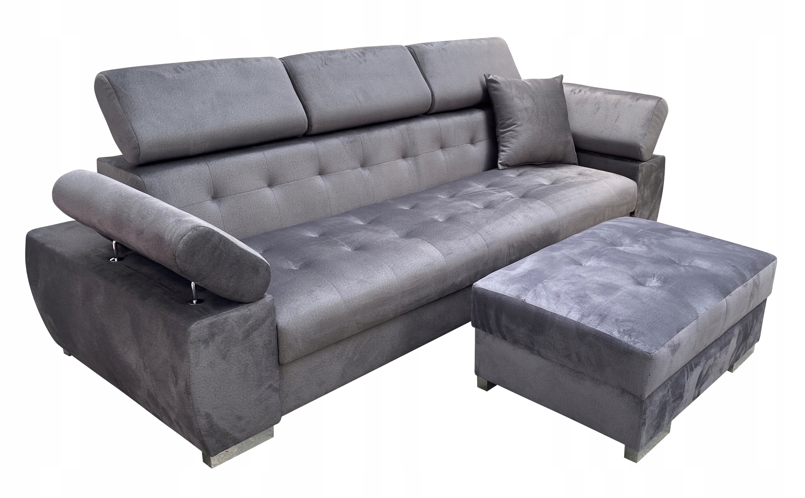 KANAPA 3 OS ASLAN POJEMNIK RUCHOME ZAGŁÓWKI Głębokość mebla 94 cm