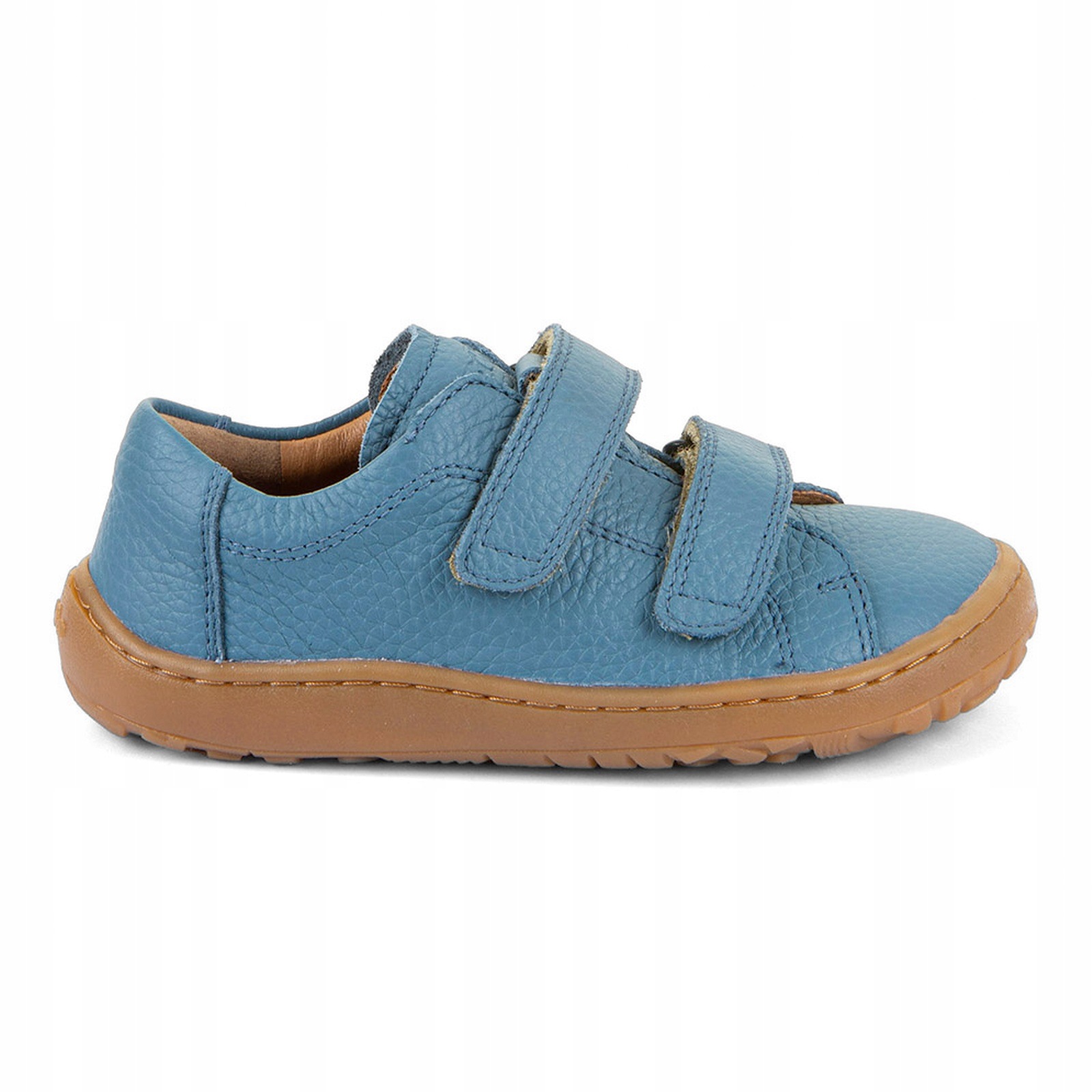 Buty barefoot skórzane dziecięce przejściowe na rzepy Froddo Baze Jeans 27