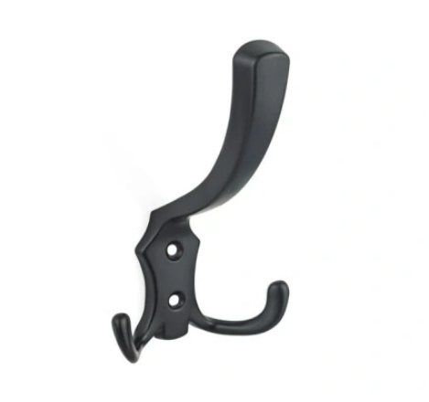 

Ads Wieszak Ścienny Meblowy WM003 Czarny Haczyk