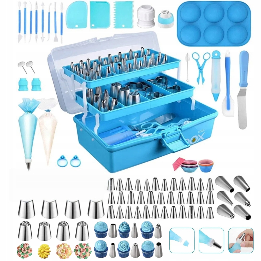 Zestaw Akcesoria Narzędziowe Do Tortów Ciast I Cukierniczy Dekoracji