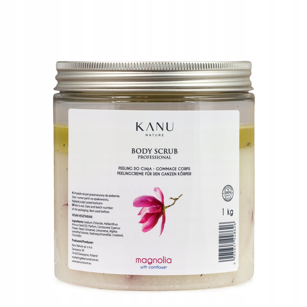 Kanu Peeling Na Tělo Magnolie s blavatkou 1 kg