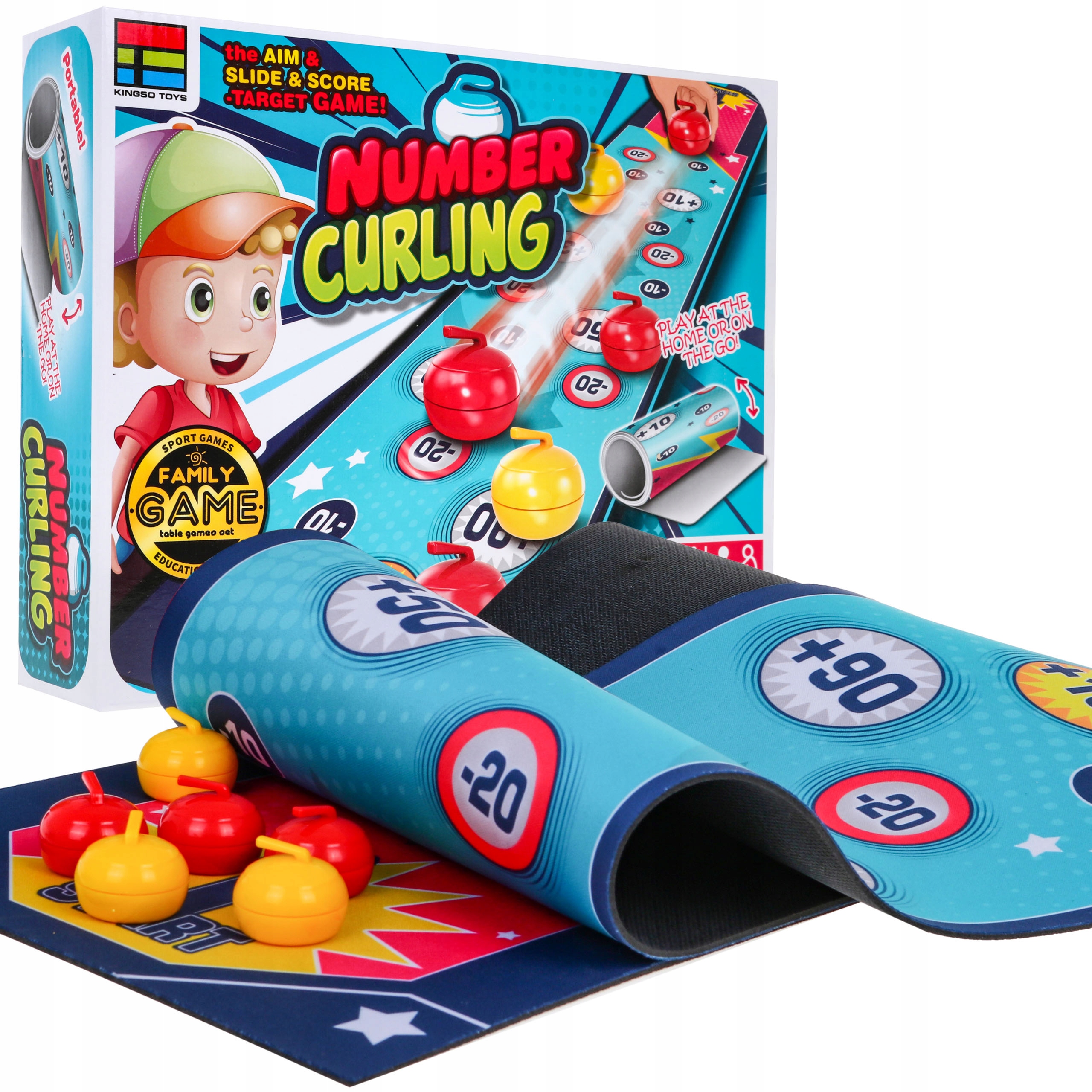 

Gra Rodzinna zręcznościowa Curling Na Punkty Mata