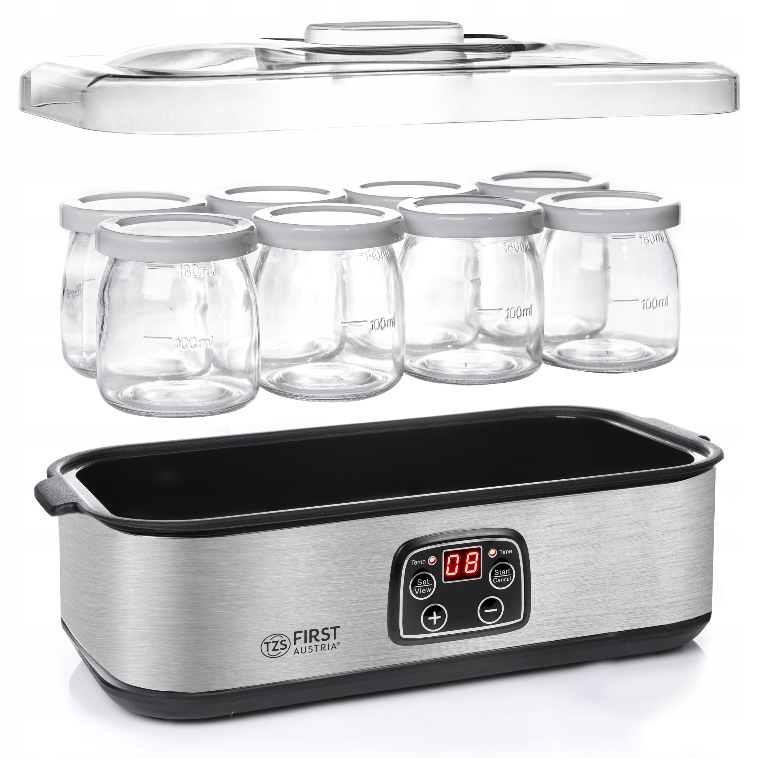 Jogurtownica automatyczna 1,4 l srebrna 30 W