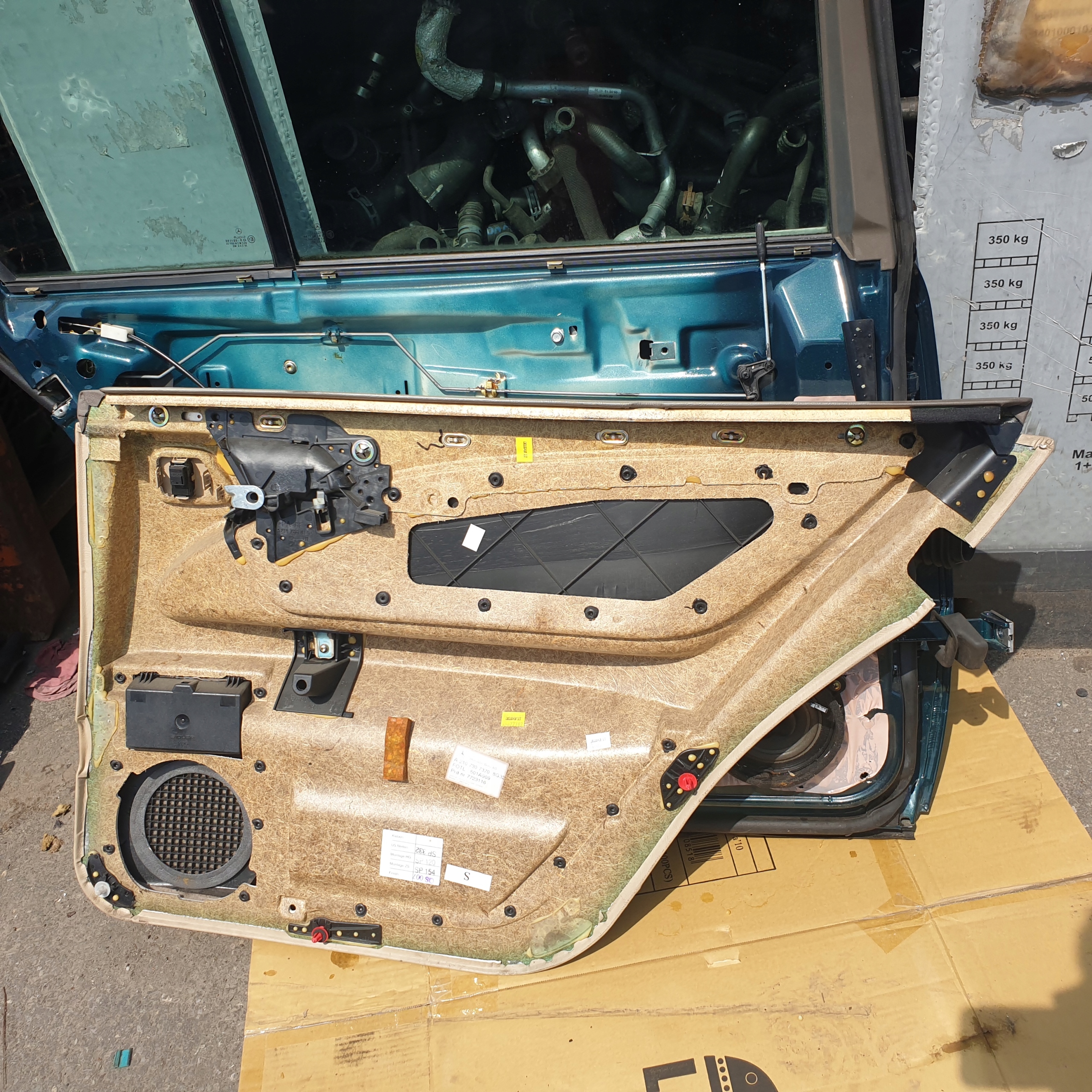 side door upholstery left rear MERCEDES E W210