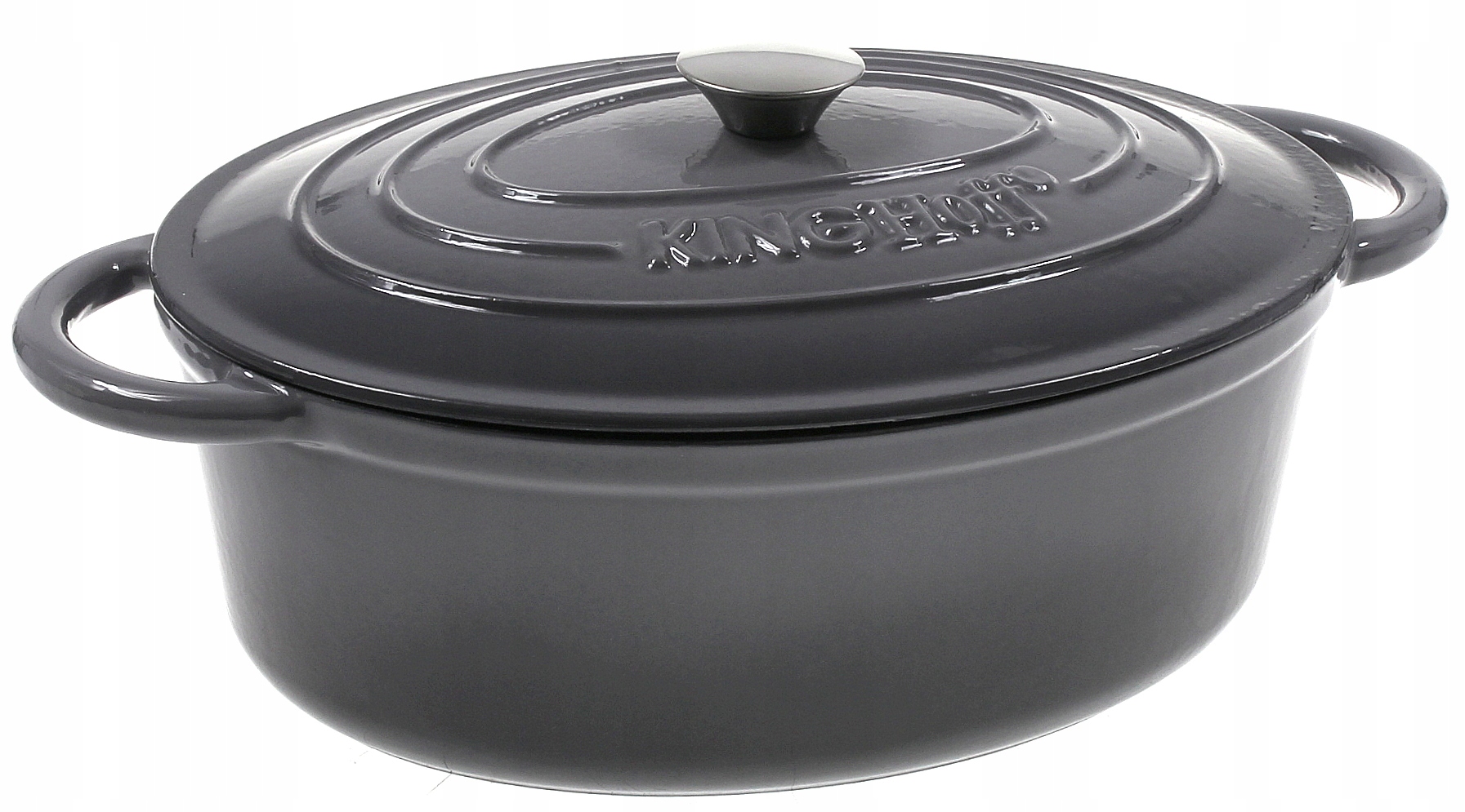 Pekáč Litinový smaltovaný Hrnec Velký Litinový 6,2 Lit King Hoff