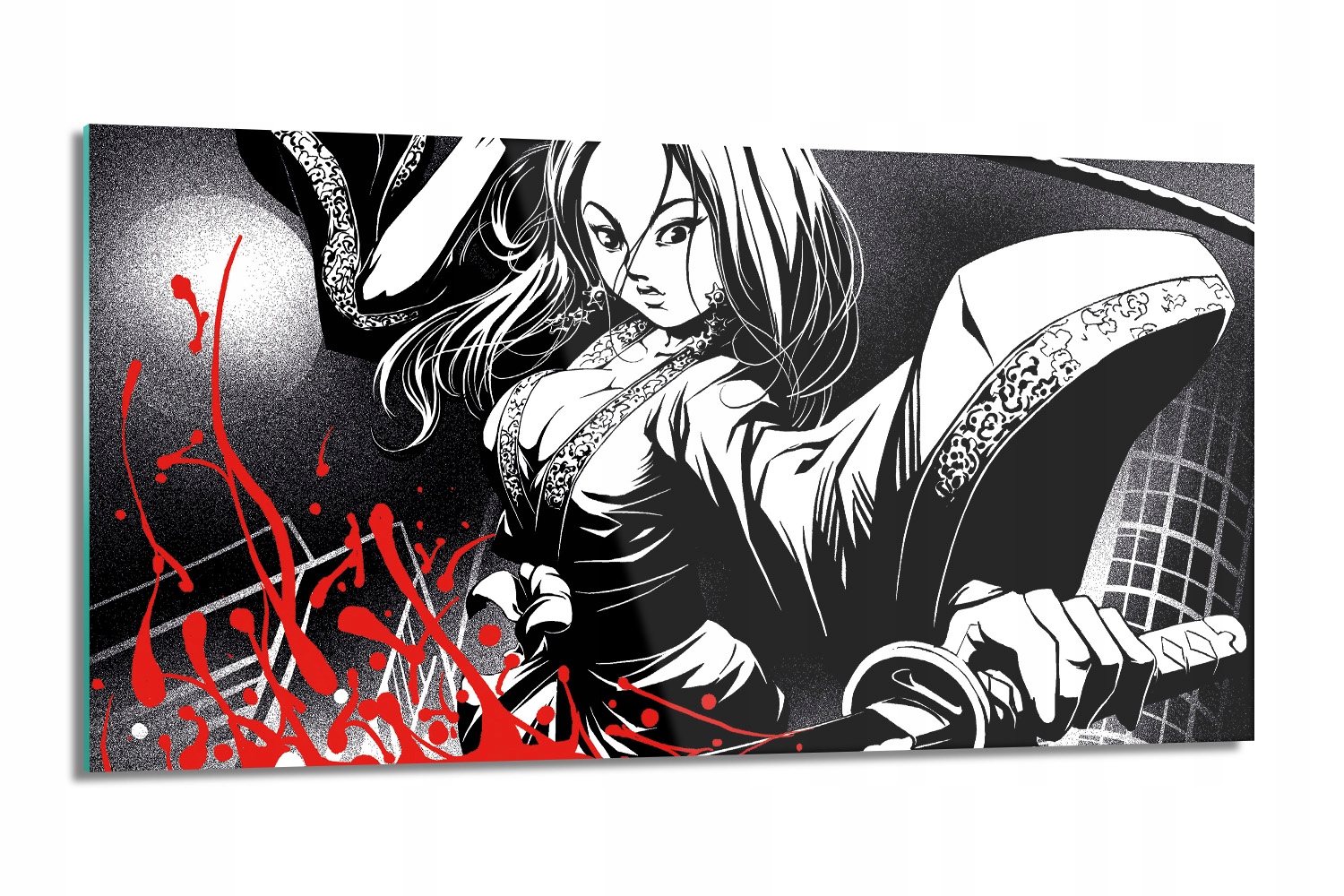 panel do kuchyne Manga meče žena 100x50 s fotografiou