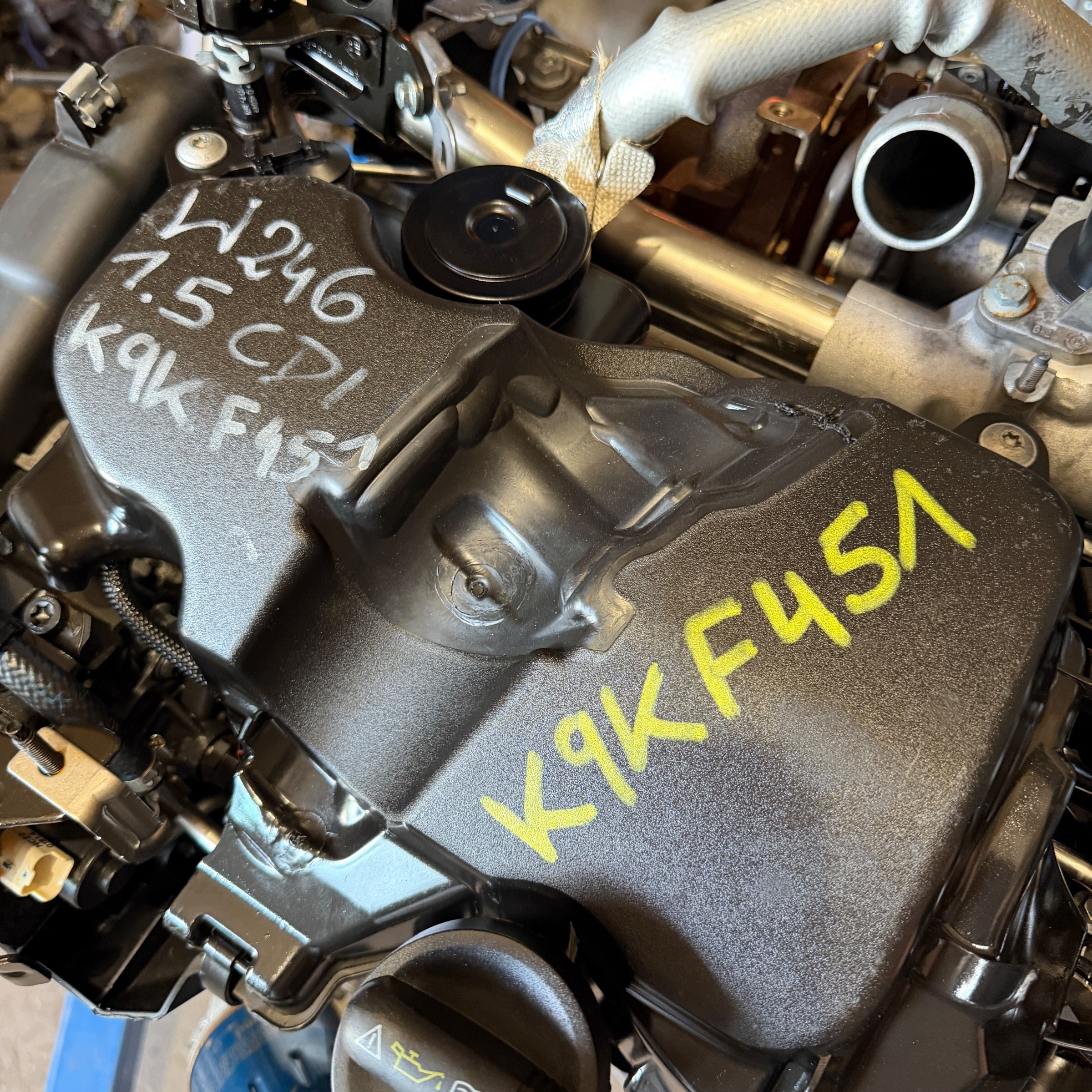 engine complete MOTOR ENGINE MERCEDES B-KLASA W246 1.5 CDI K9KF451