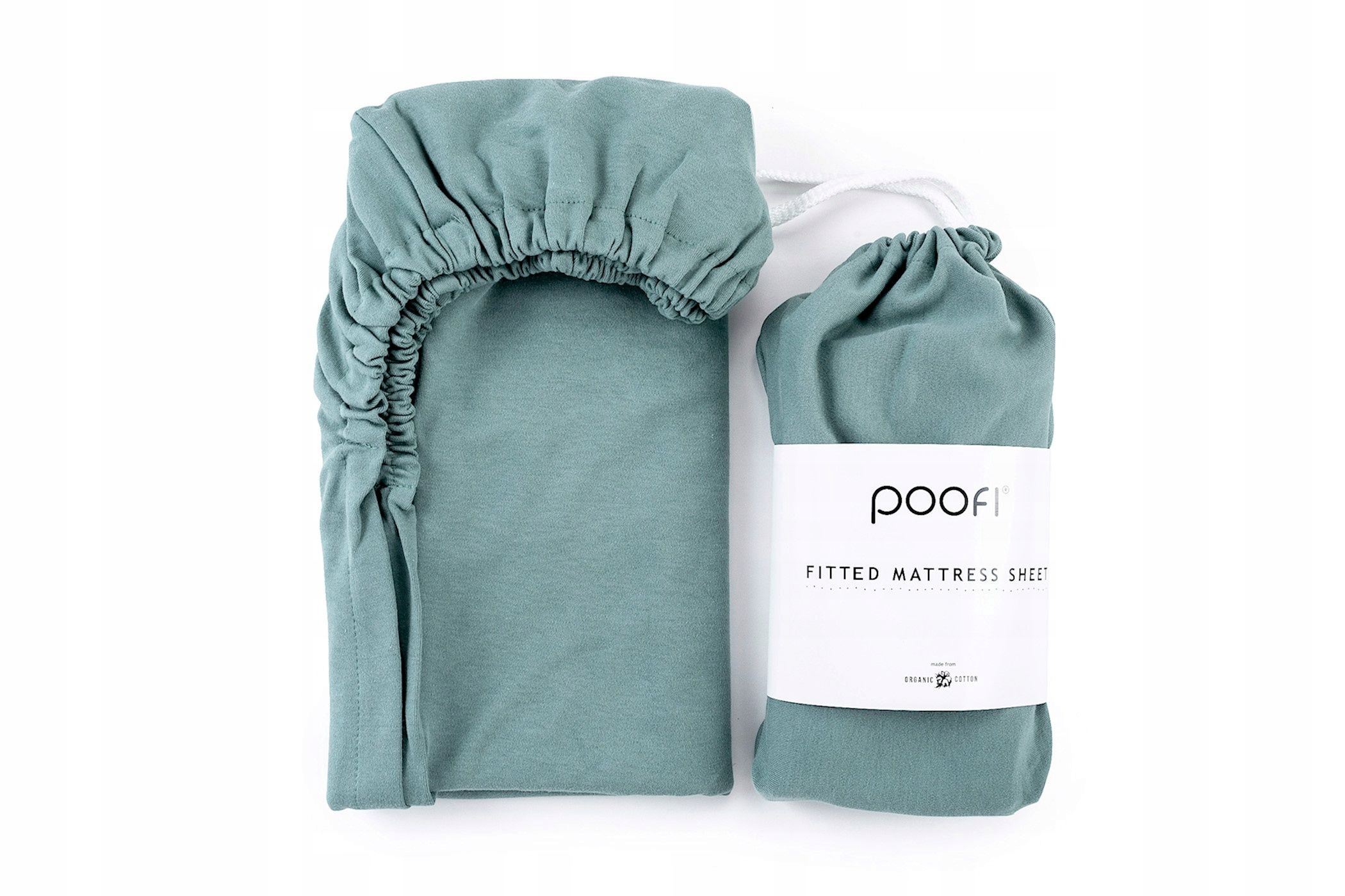 

Prześcieradło do łóżeczka 70x140 cm Poofi Petrol