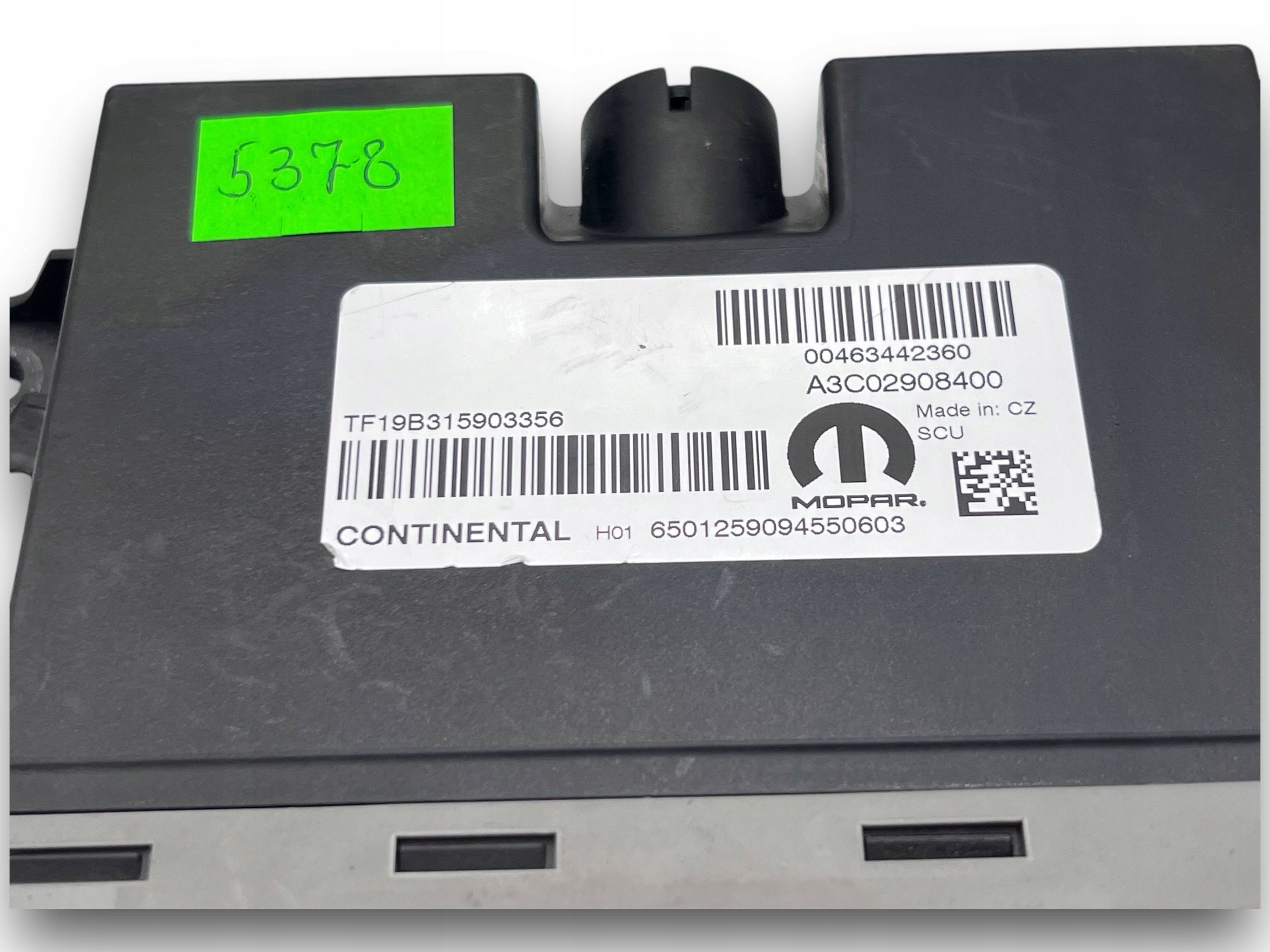 ALFA ROMEO STELVIO SENSOR modulo airbag 463442360, A3C02908400 $J