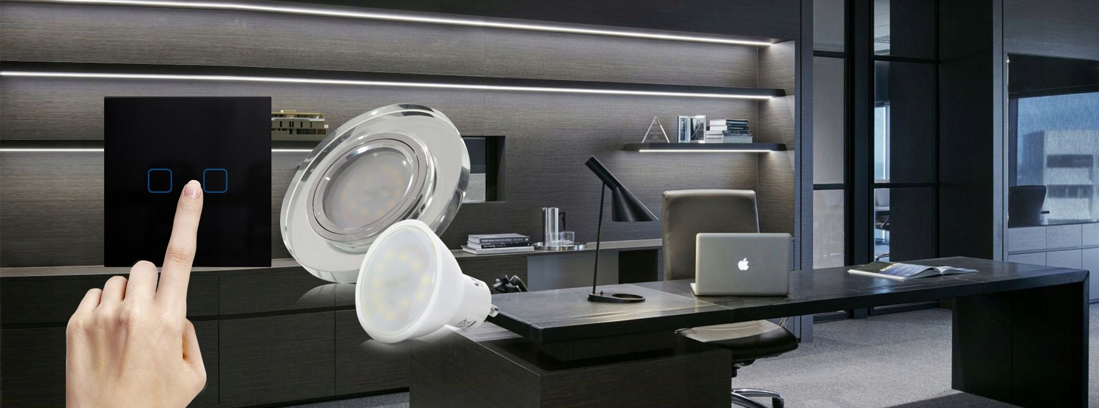 OPRAWKA HALOGEN 8x TAŚMA LED +PODWÓJNY WŁĄCZNIK Marka inna