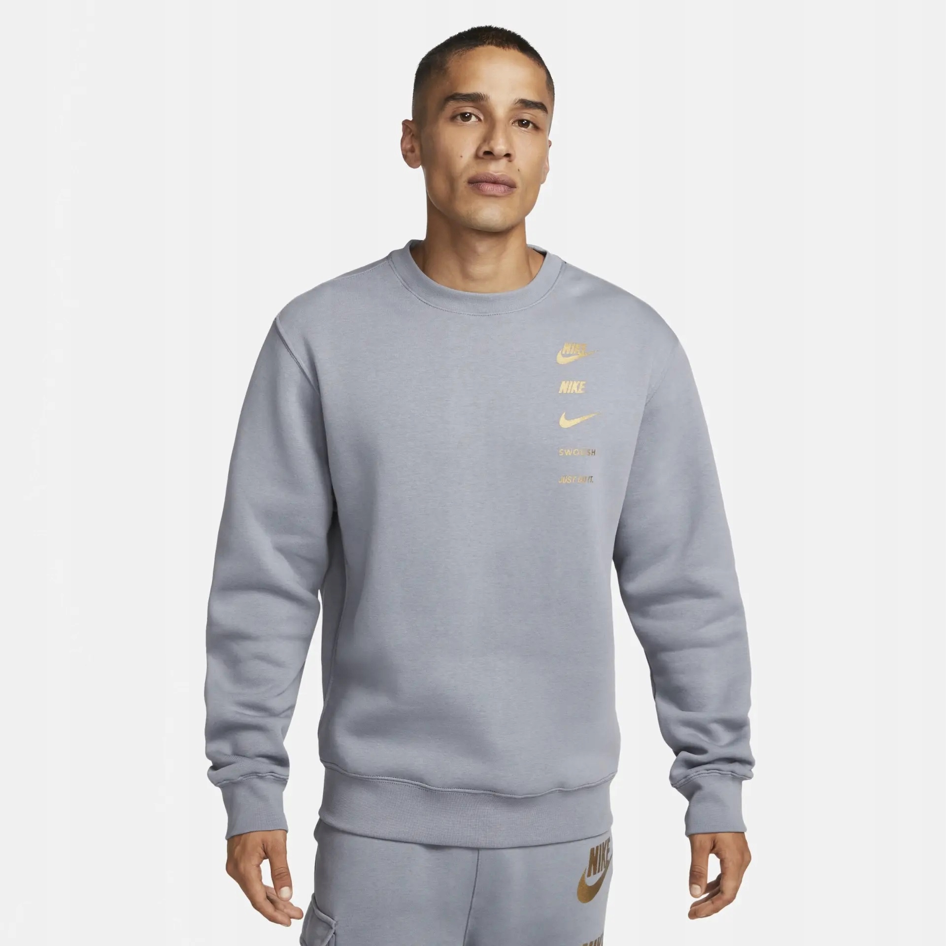 Nike Pánská Mikina bez kapuce Basic FJ0551-065 vel. XXL