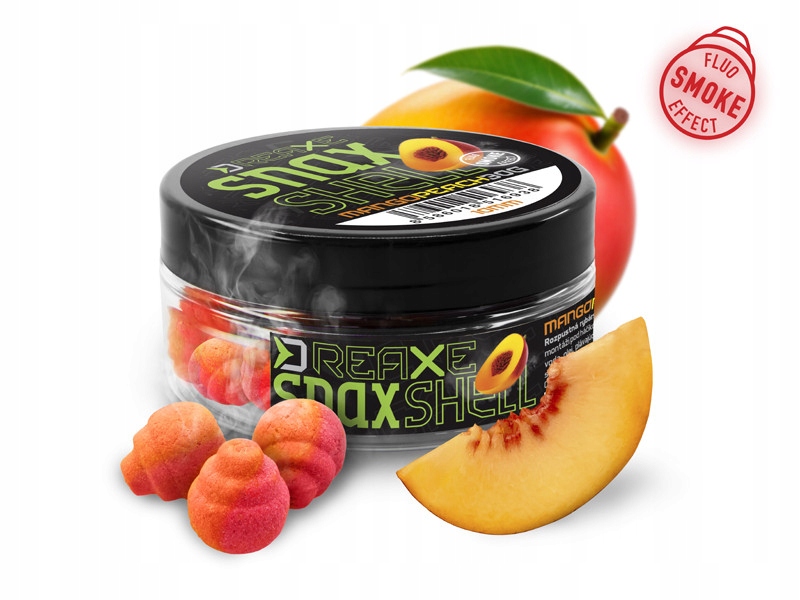 Przynęta Delphin D-Snax Shell 14mm 30 Mango-Brzoskwinia