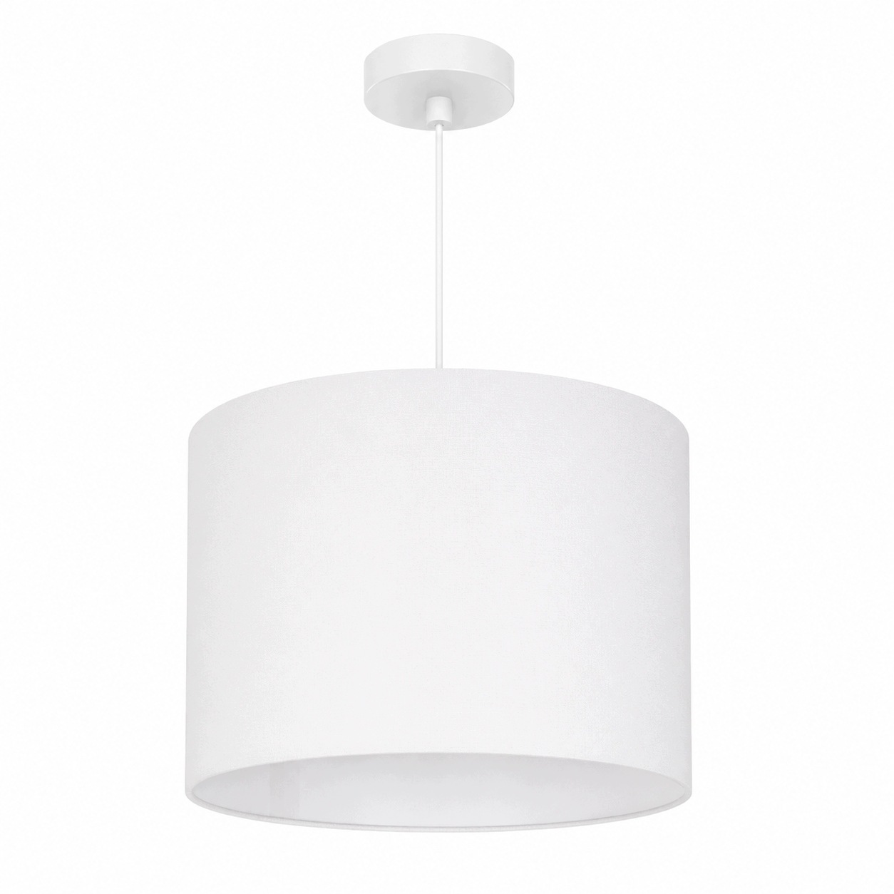 Lampa wisząca Paco Home Hugo PD1 Uni Color – biała Ø44 cm