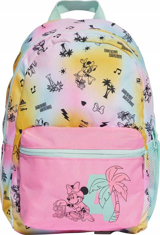 Plecak szkolny adidas Dy Lk MI Bp IU4857 adidas Disney różowo-pomarańczowy