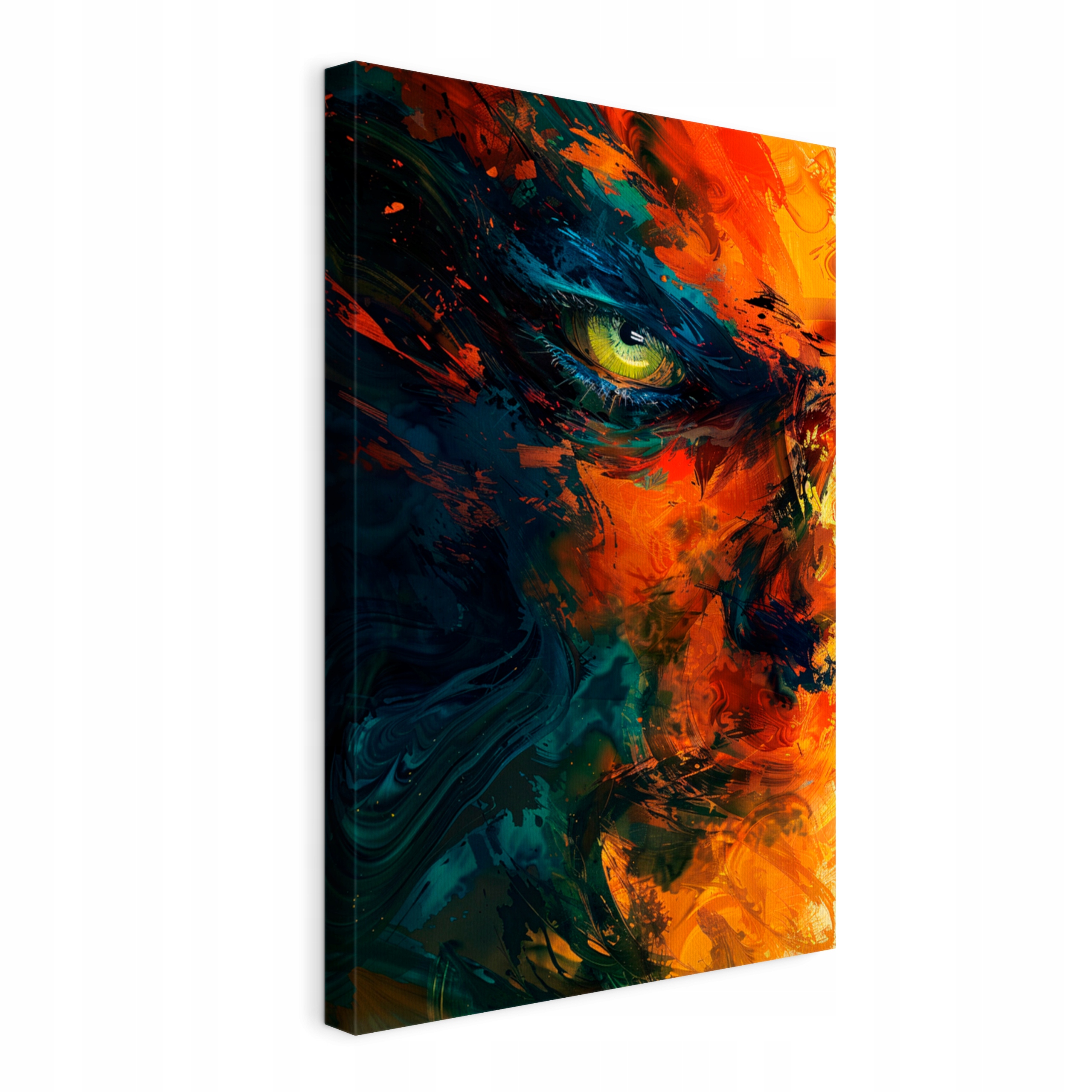 Obraz na plátně Oko Abstrakce Barvy do obývacího pokoje Ložnice 40x60