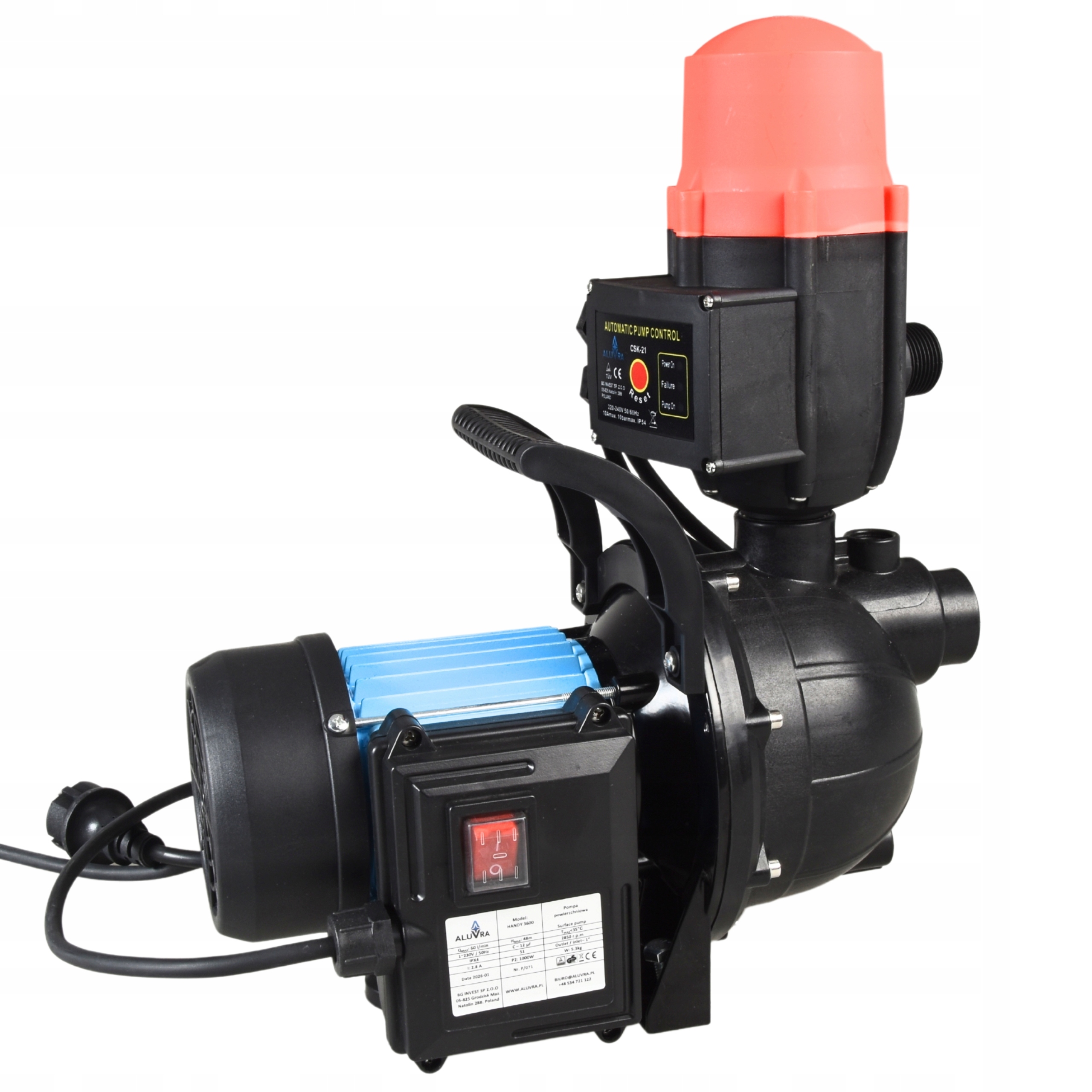 Čerpadlo Na Vodu Handy 3600 S Automatikou Csk 21 Brio Hydrofórne 3600l/h