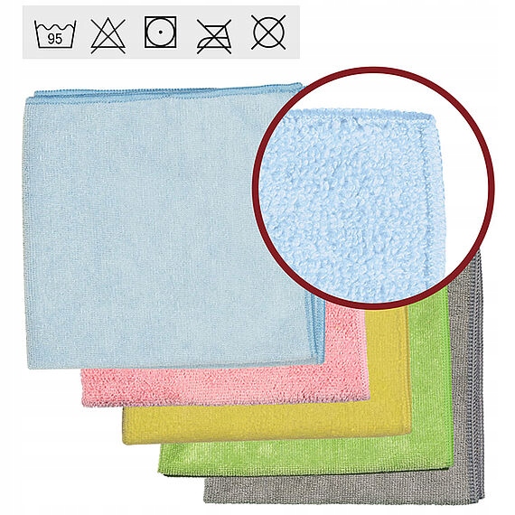 Ściereczki ścierki z mikrofibry żółta 40x40 Sprintus 260g opak. 5 sztuk Kod producenta 301237