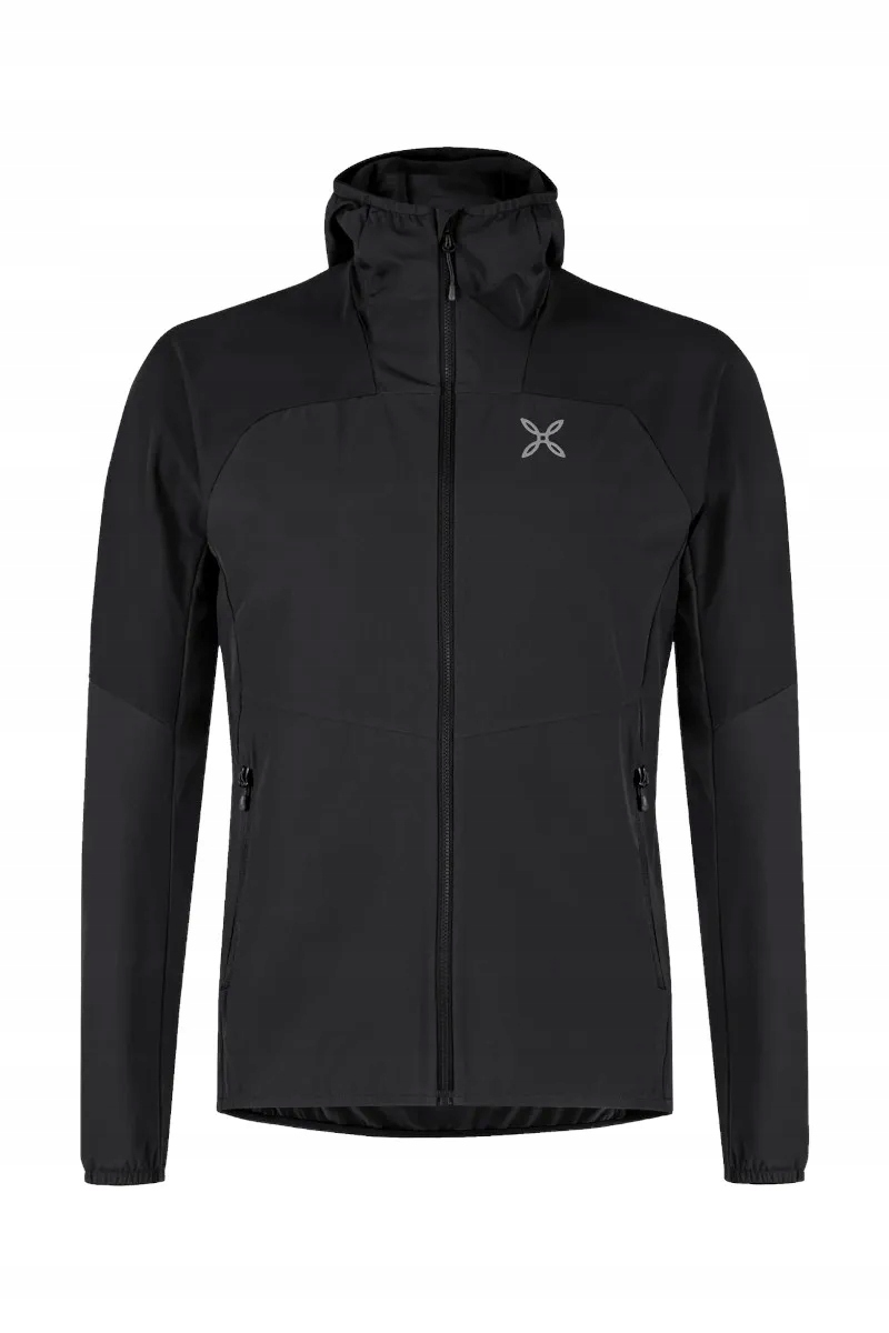 montura Pánská treková bunda Rise Hooded černá