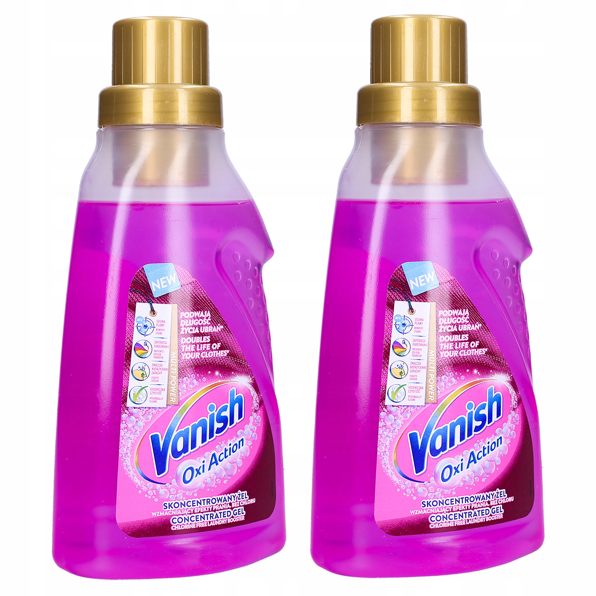 

Vanish Oxi Action Odplamiacz Żel do koloru 2X500ML