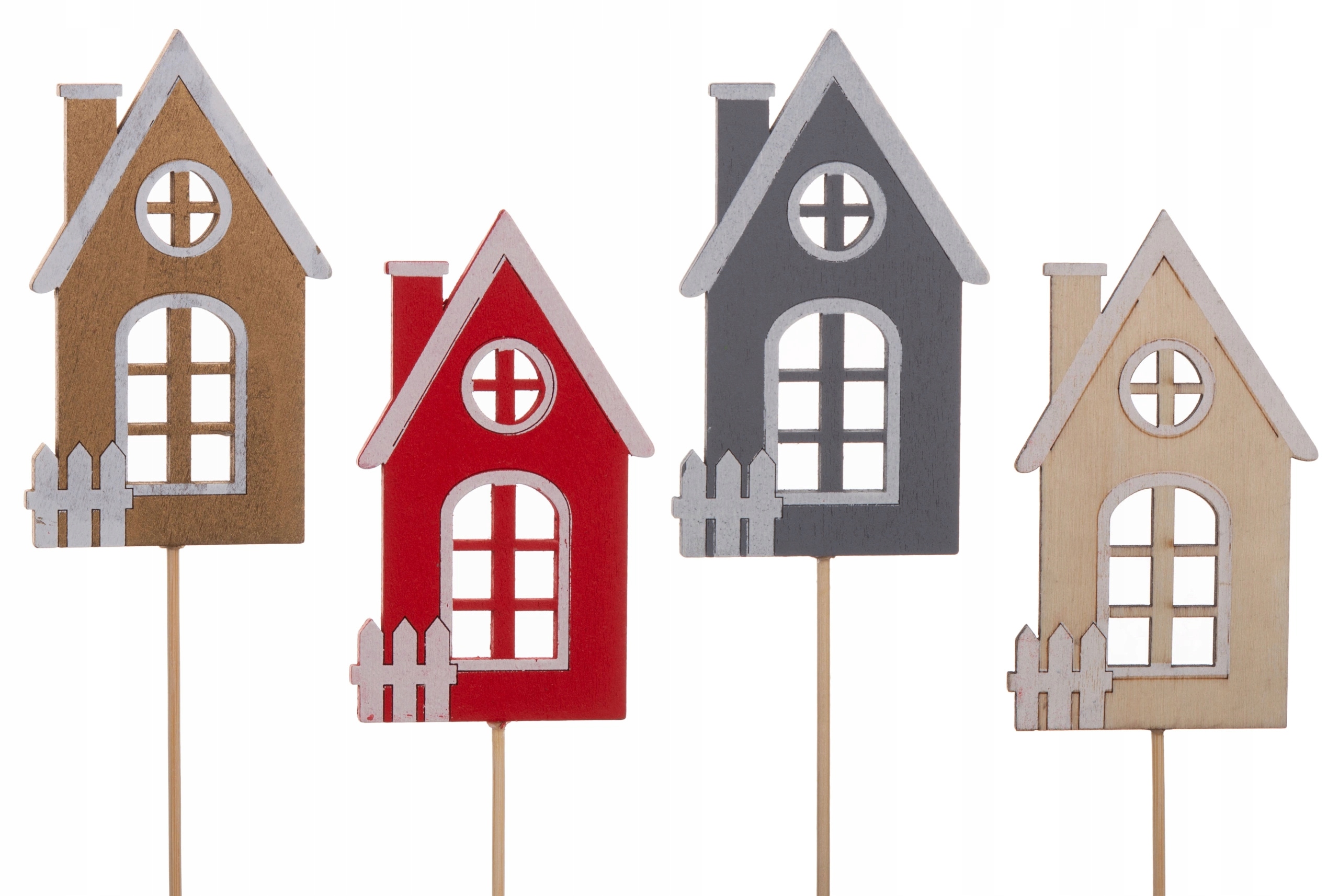 DOMEK DREWNIANY PIK 4SZT