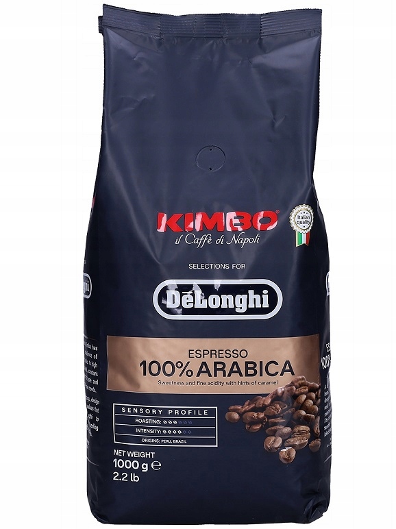 Kawa Ziarnista Kimbo Delonghi 100% Arabica 1kg