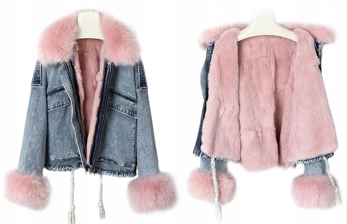 

Kurtka Jeansowa Z Futerkiem Katana Miś Futerkol/xl