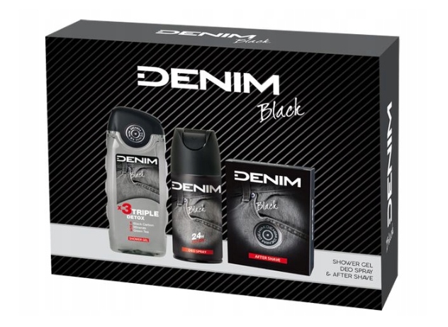 

Denim Black zestaw asl 100ml+deo 150ml+żel 250ml