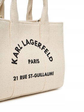 Karl Lagerfeld kabelka z vícebarevné tkaniny