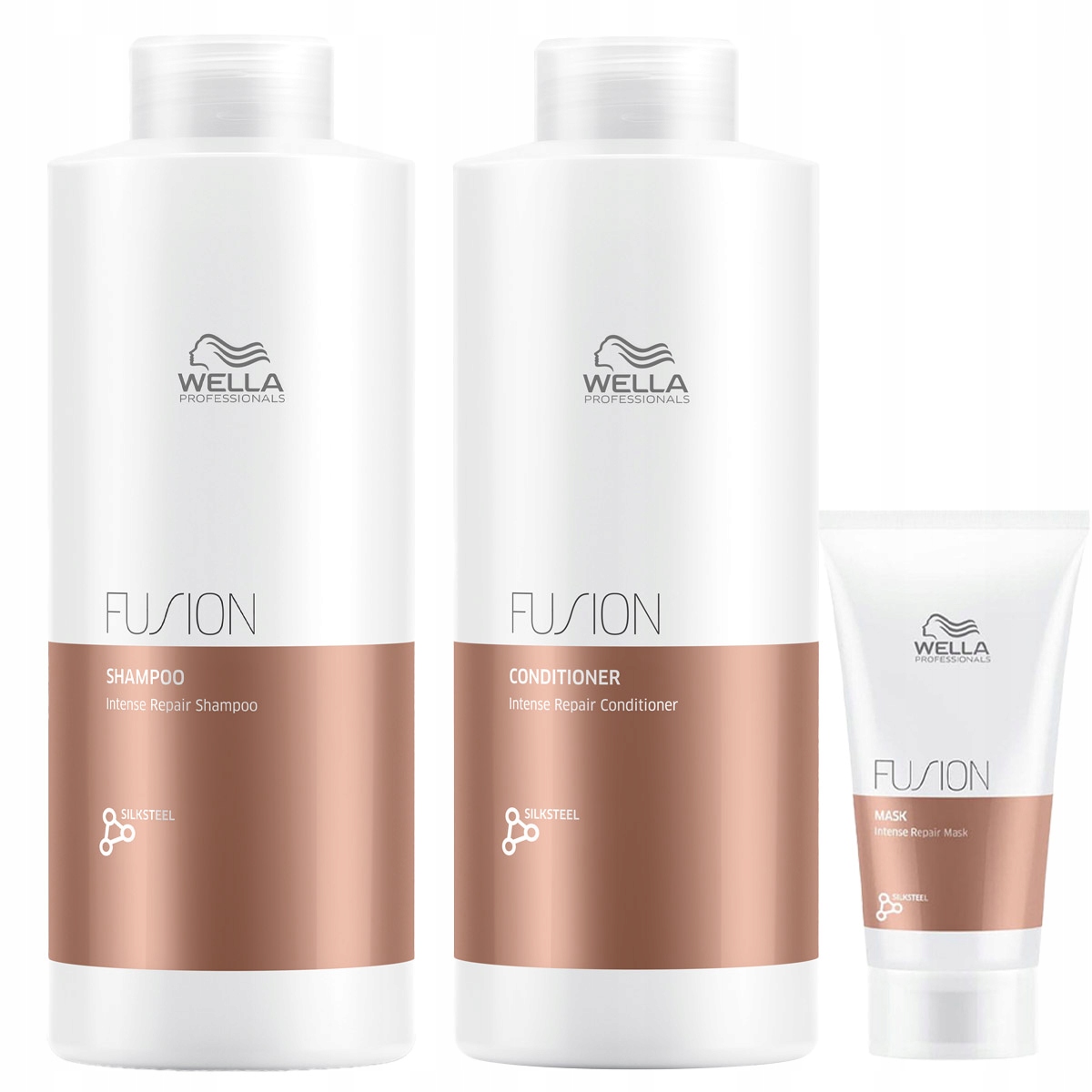 Wella Fusion regenerační sada pro poškozené vlasy 2x1000 ml maska 30