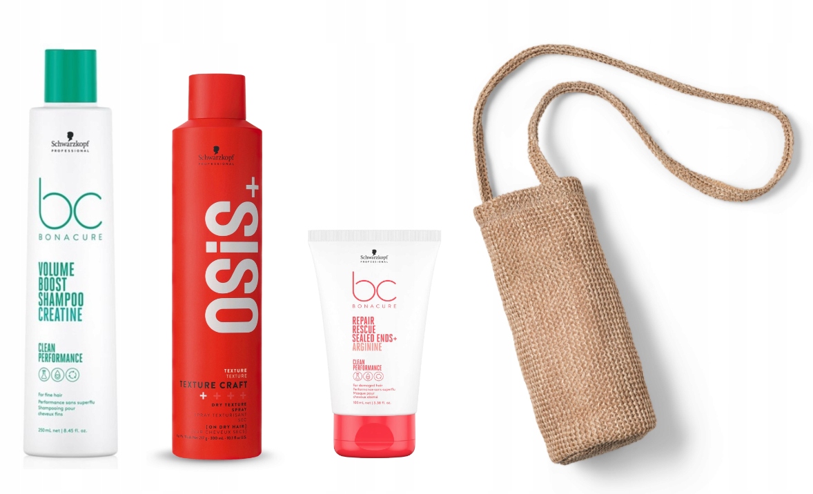 Bc Volume szampon spray krem torebka na butelkę