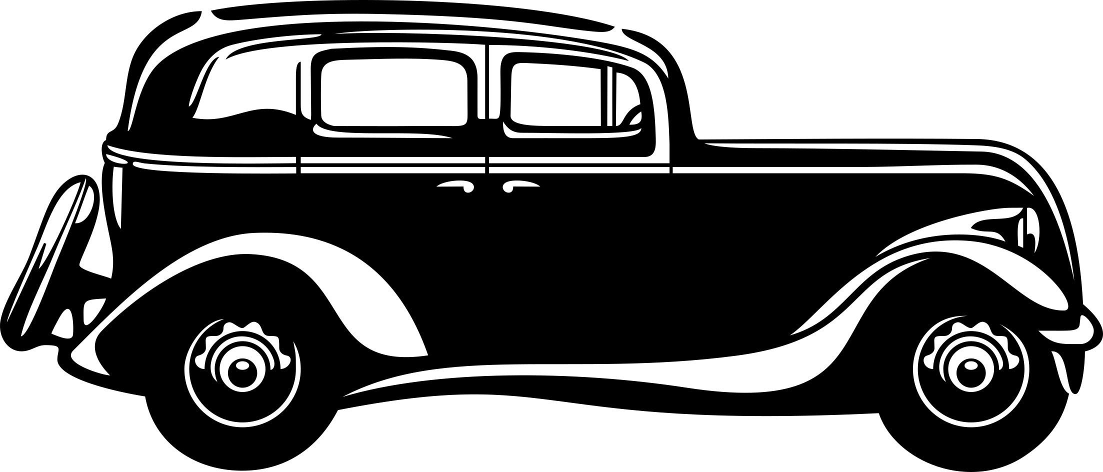 

Naklejka Retro Car Samochód Hot Rod 12,4 X 29 CM
