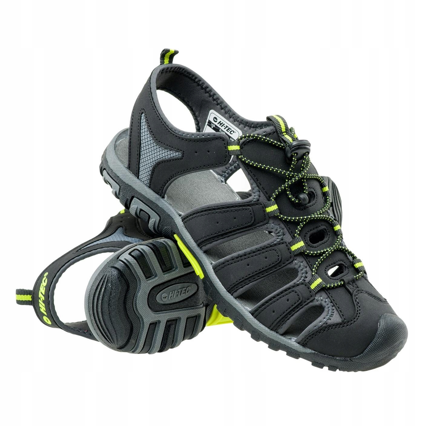 Pánské sandály Eritio Black/lime