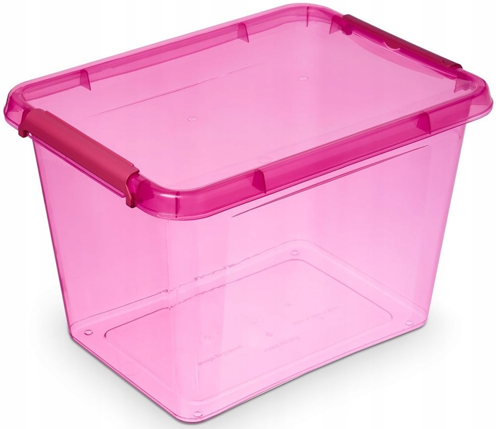 

Pojemnik Pudełko Organizer Na Zabawki 19 L różowy
