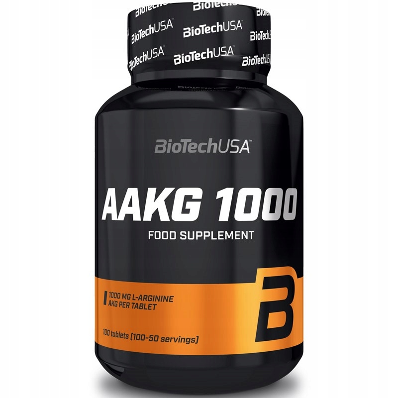 BIOTECH AAKG 1000MG 100TAB ARGININA POMPA NO BOOST — 4