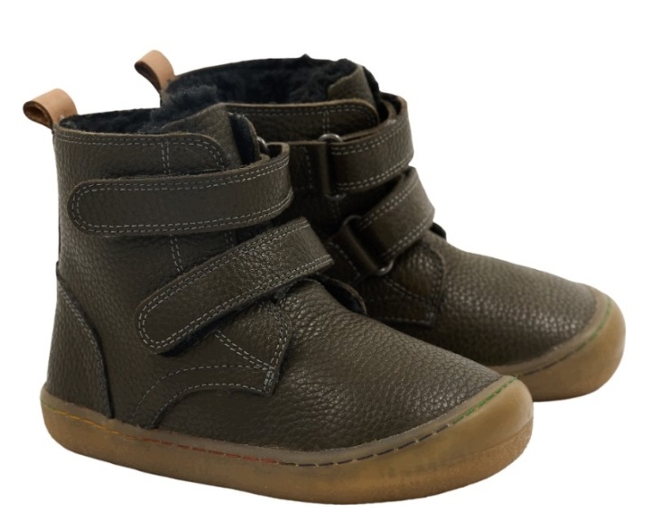 Minimus MKB5001MG Robin 2 Moss Green zimowe botki barefoot na rzepy r.26