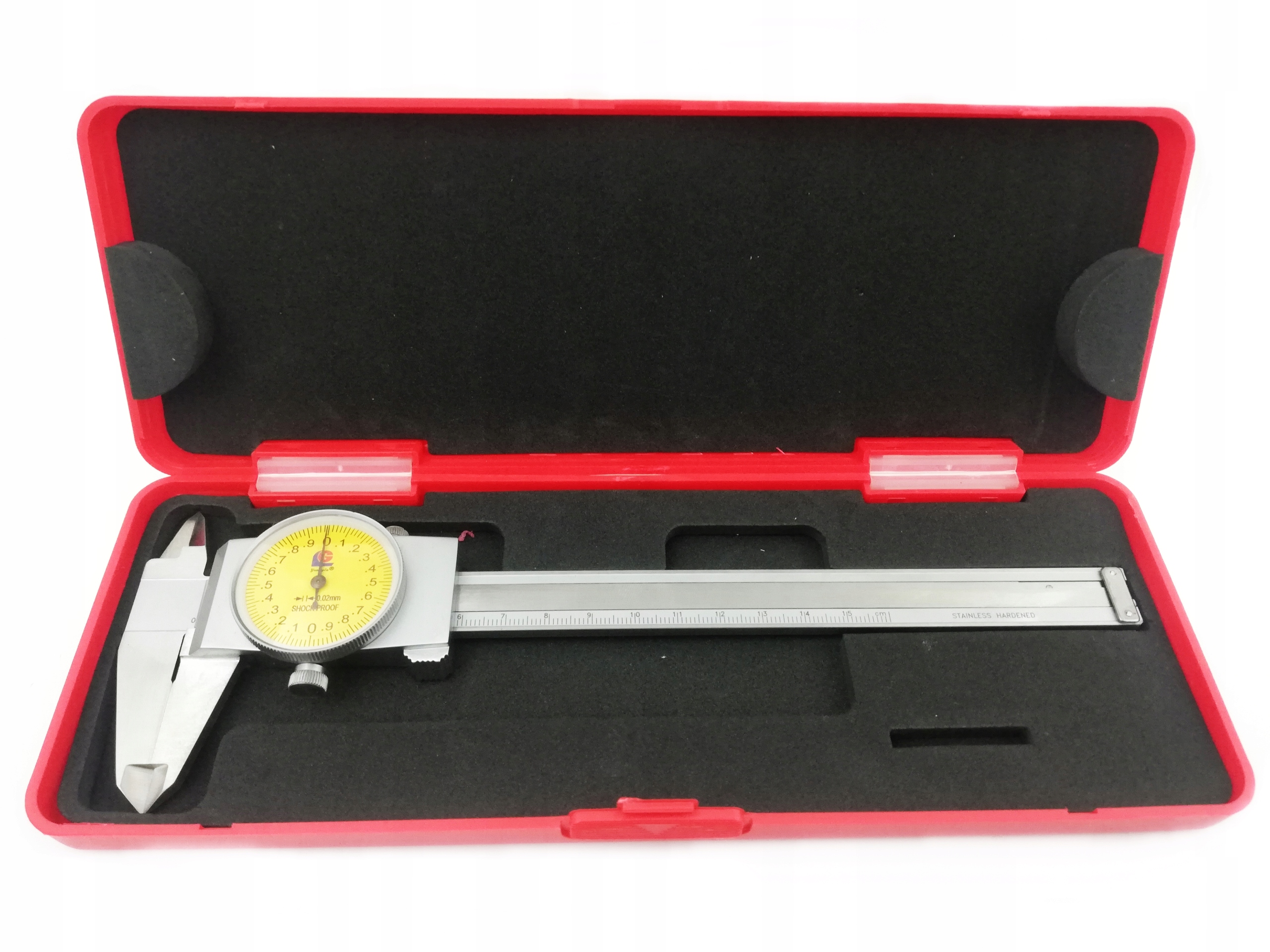 Suwmiarka zegarowa L150 0.02mm Guanglu SHOCK-PROOF Kod producenta 171-132